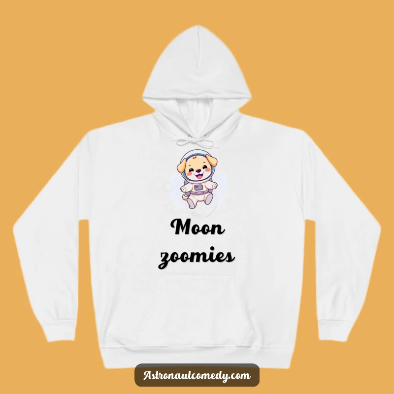 Funny Puppy Astronaut Hoodie - Cozy Space Adventure Wear, Perfect Gift!